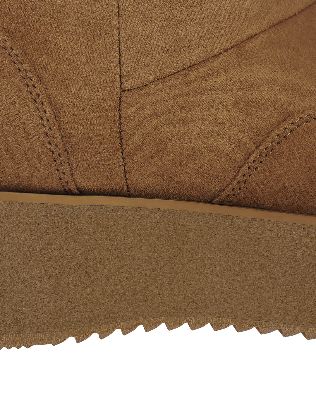 Hatched Winter Short Boots / Camel