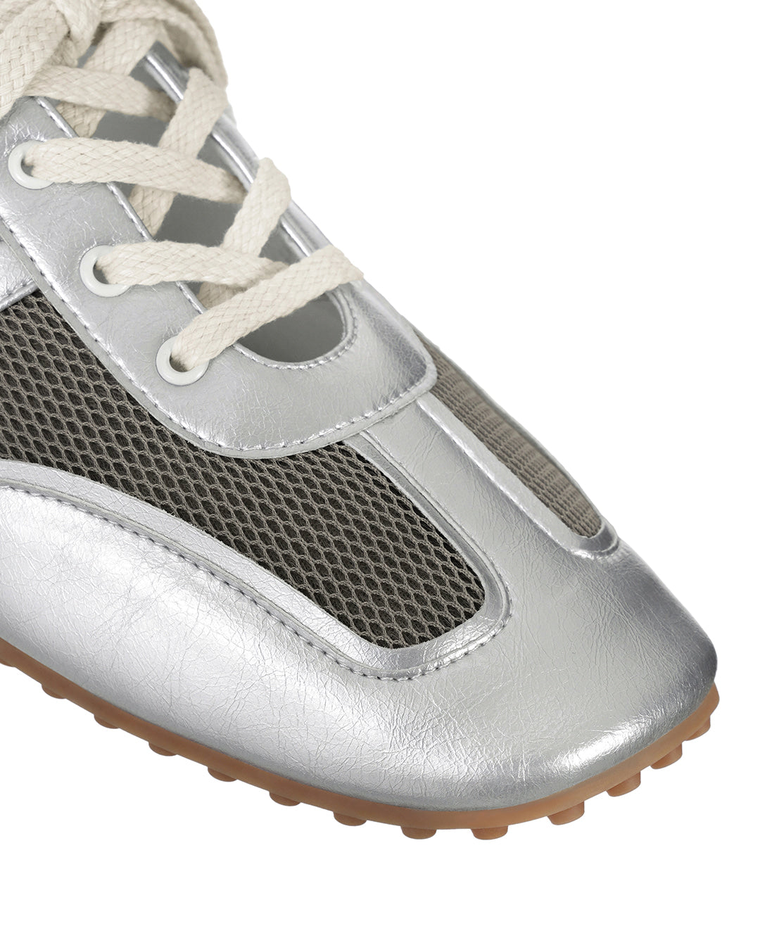 Morrow Square Sneakers / Silver