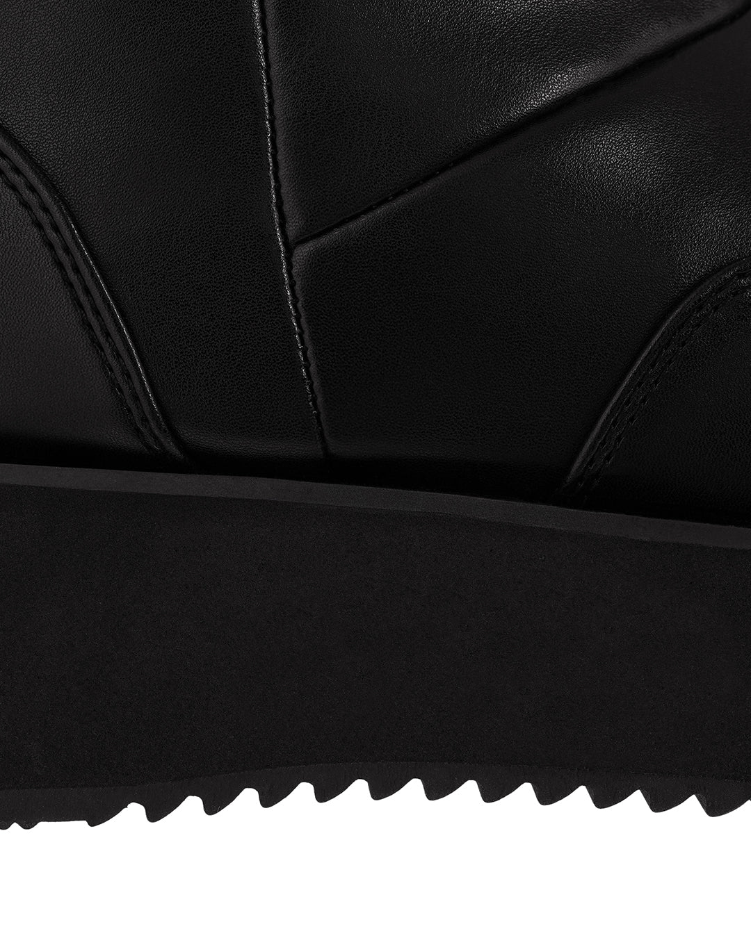 Hatched Winter Short Boots / Black