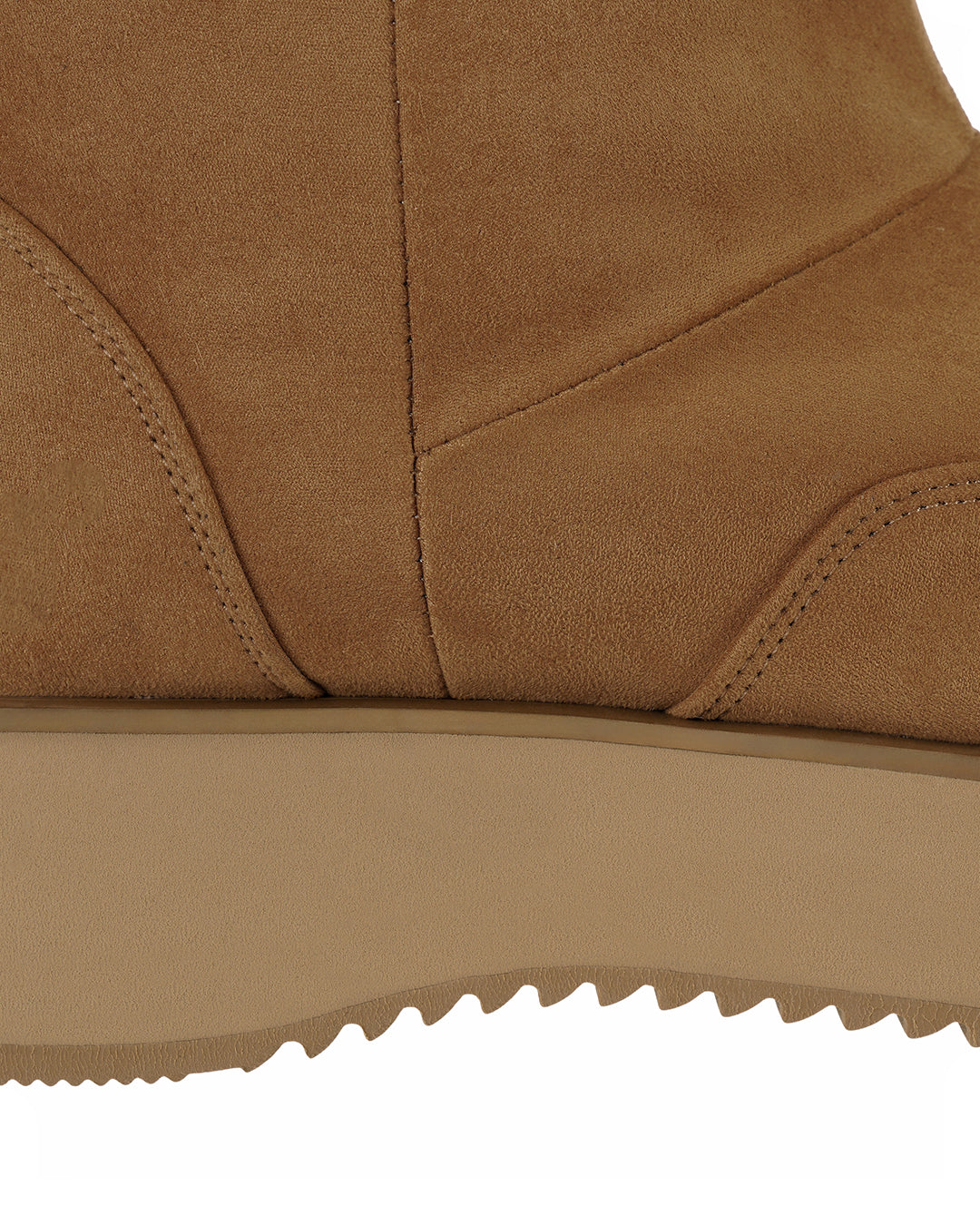 Hatched Winter Boots / Camel