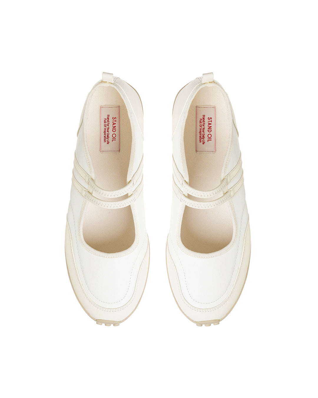 Strap Mary Jane Sneakers / Ivory