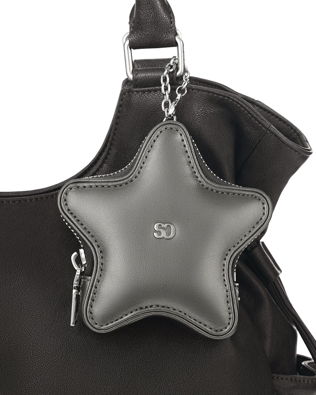 Star Pods Keyring / Metallic Gray