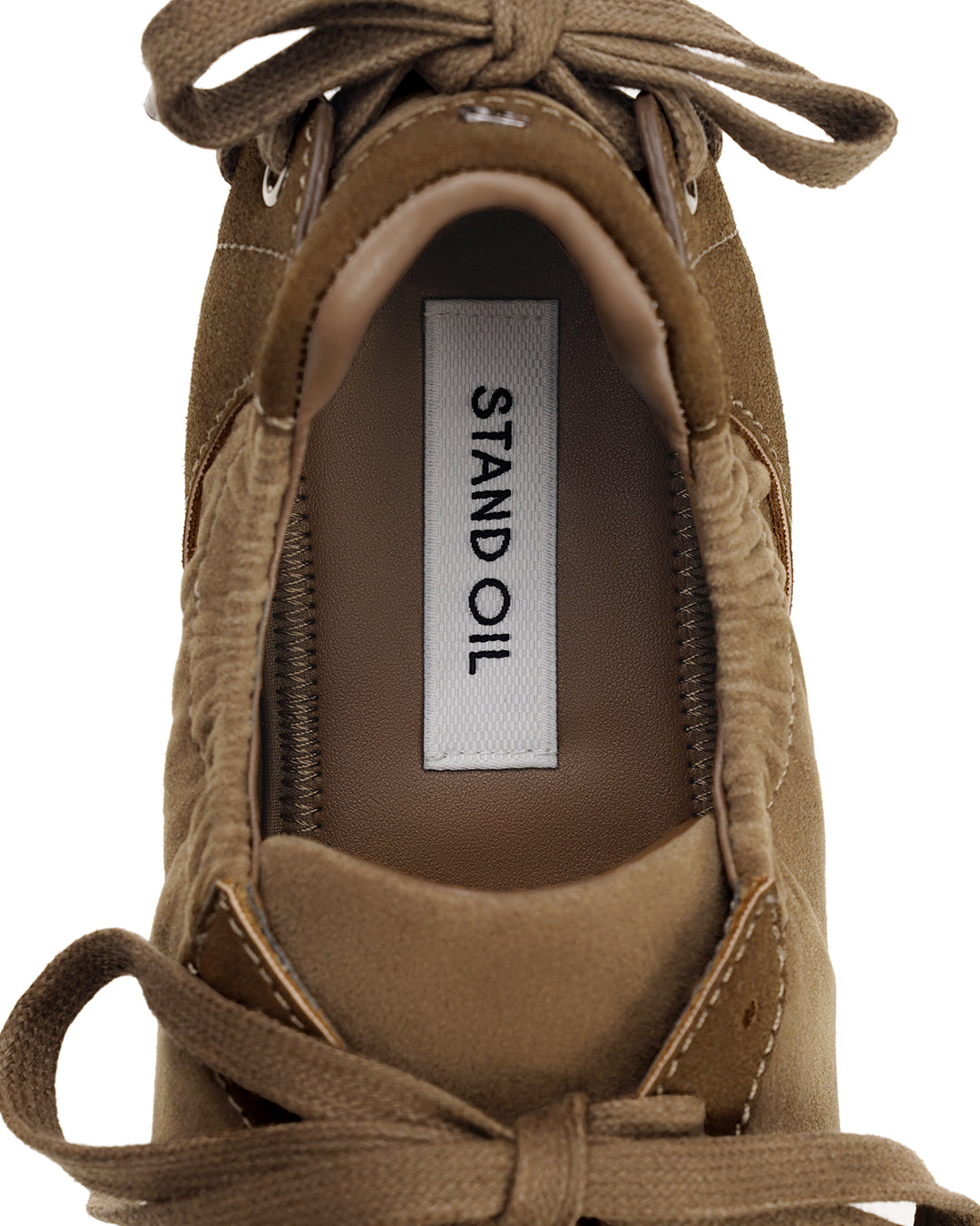 Double Tied Sneakers / Camel