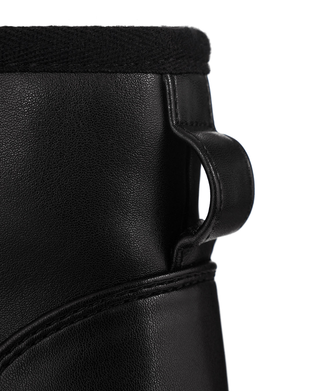 Hatched Winter Short Boots / Black