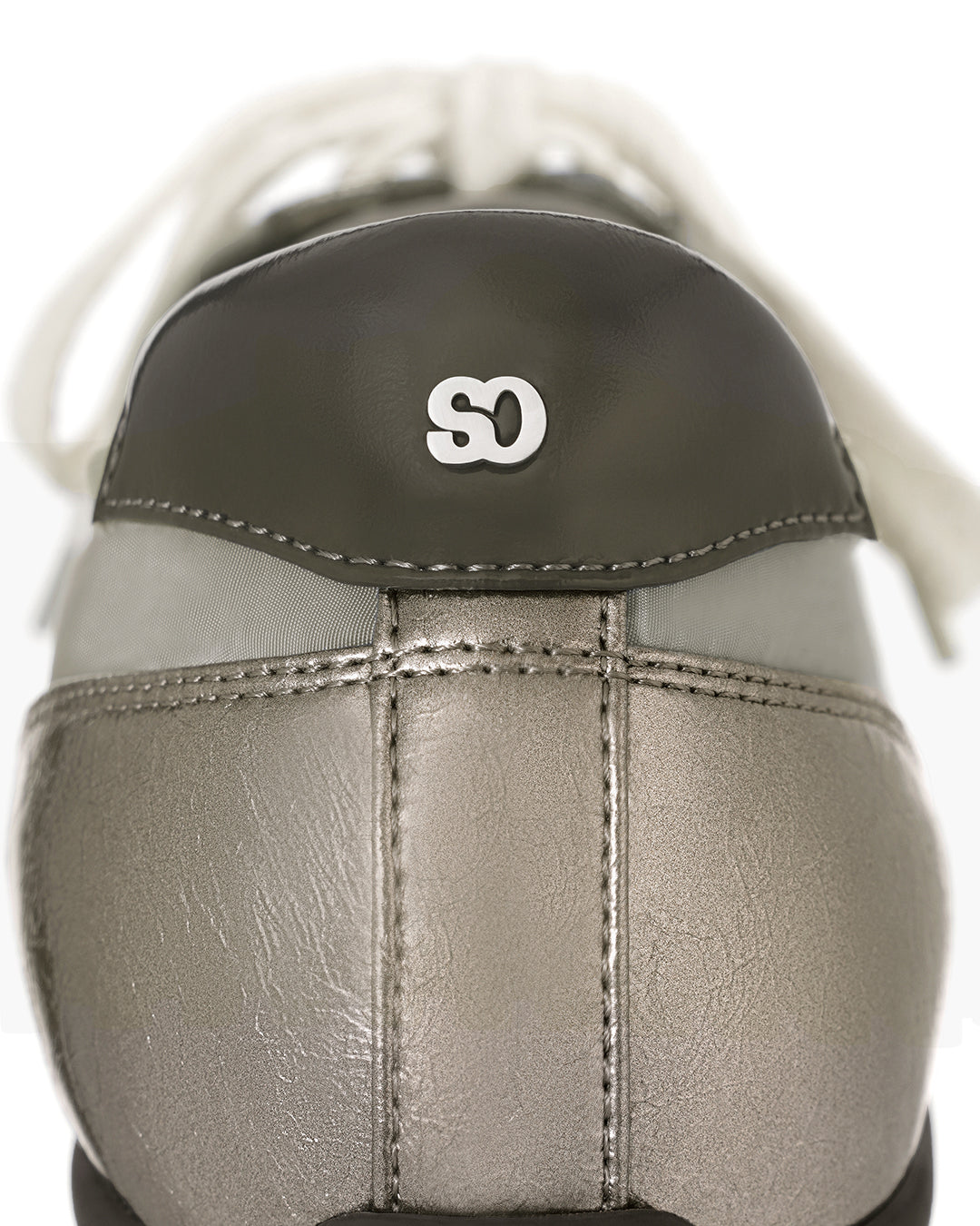 Sophie Flat Sneakers  / Metallic Gray