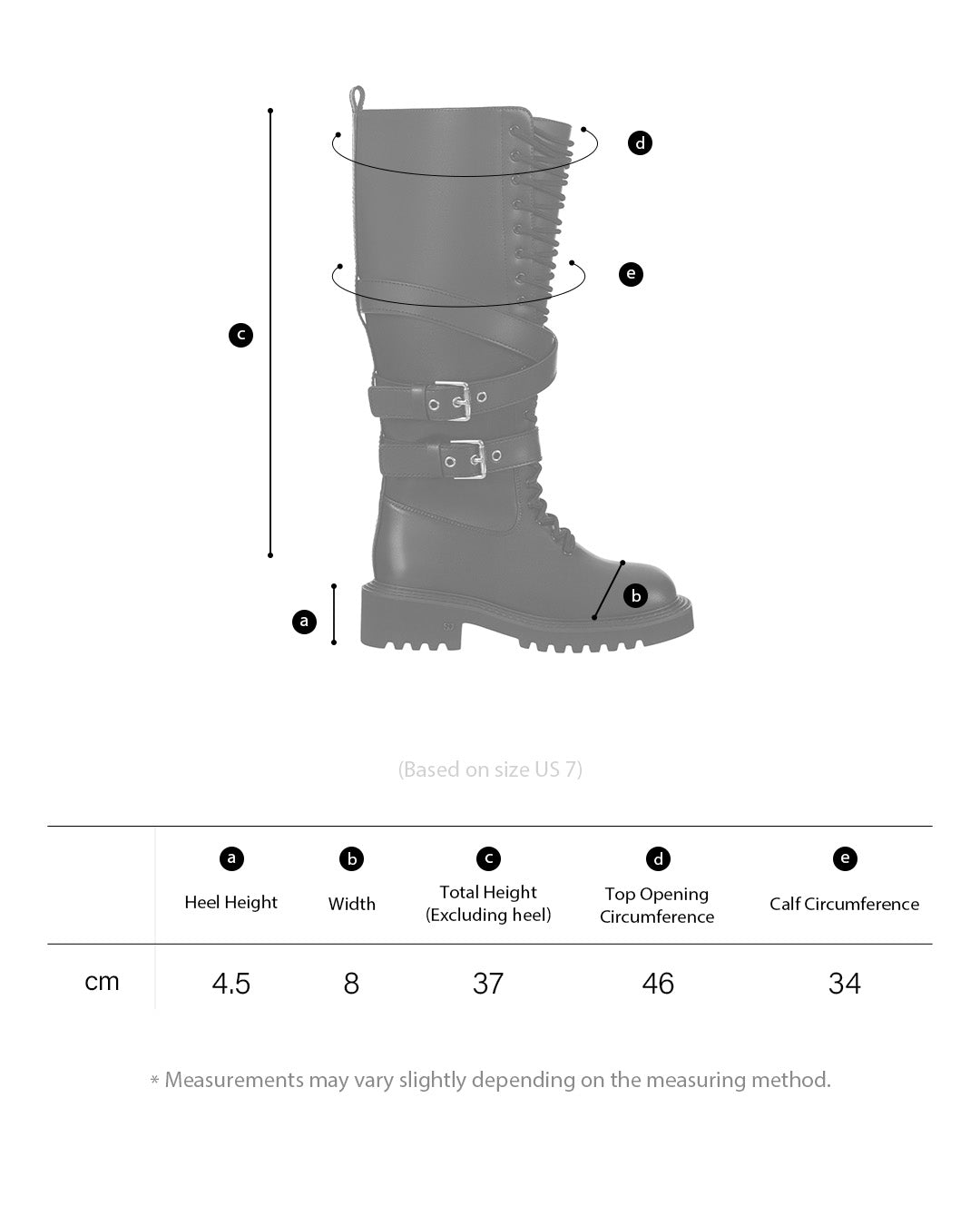 Vering Buckle Boots / Black