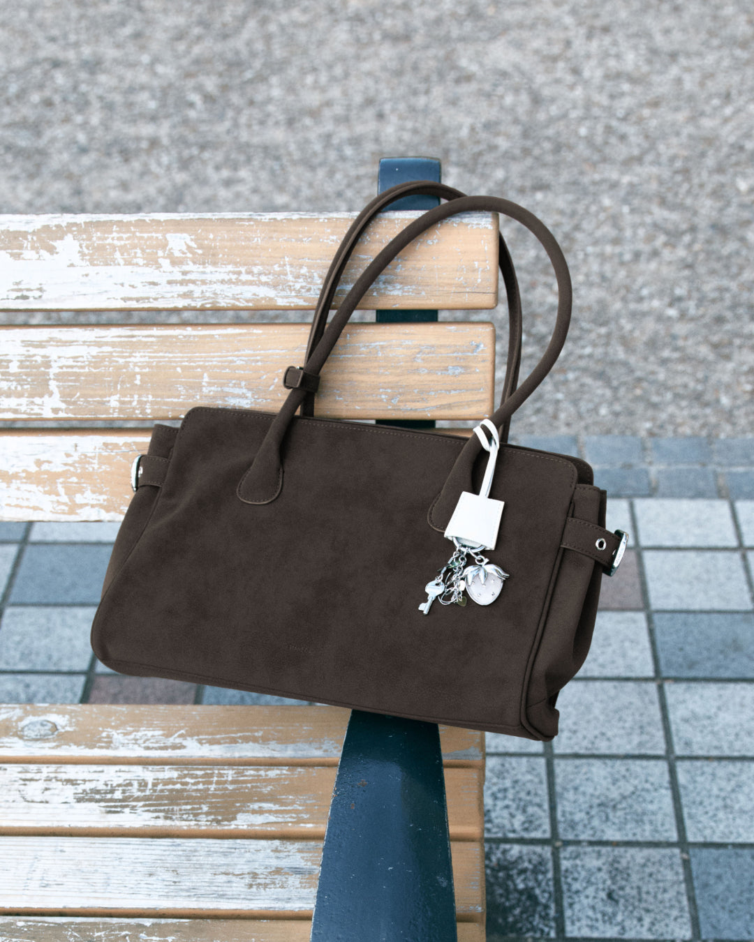 Pop Mix Keyring / Misty White
