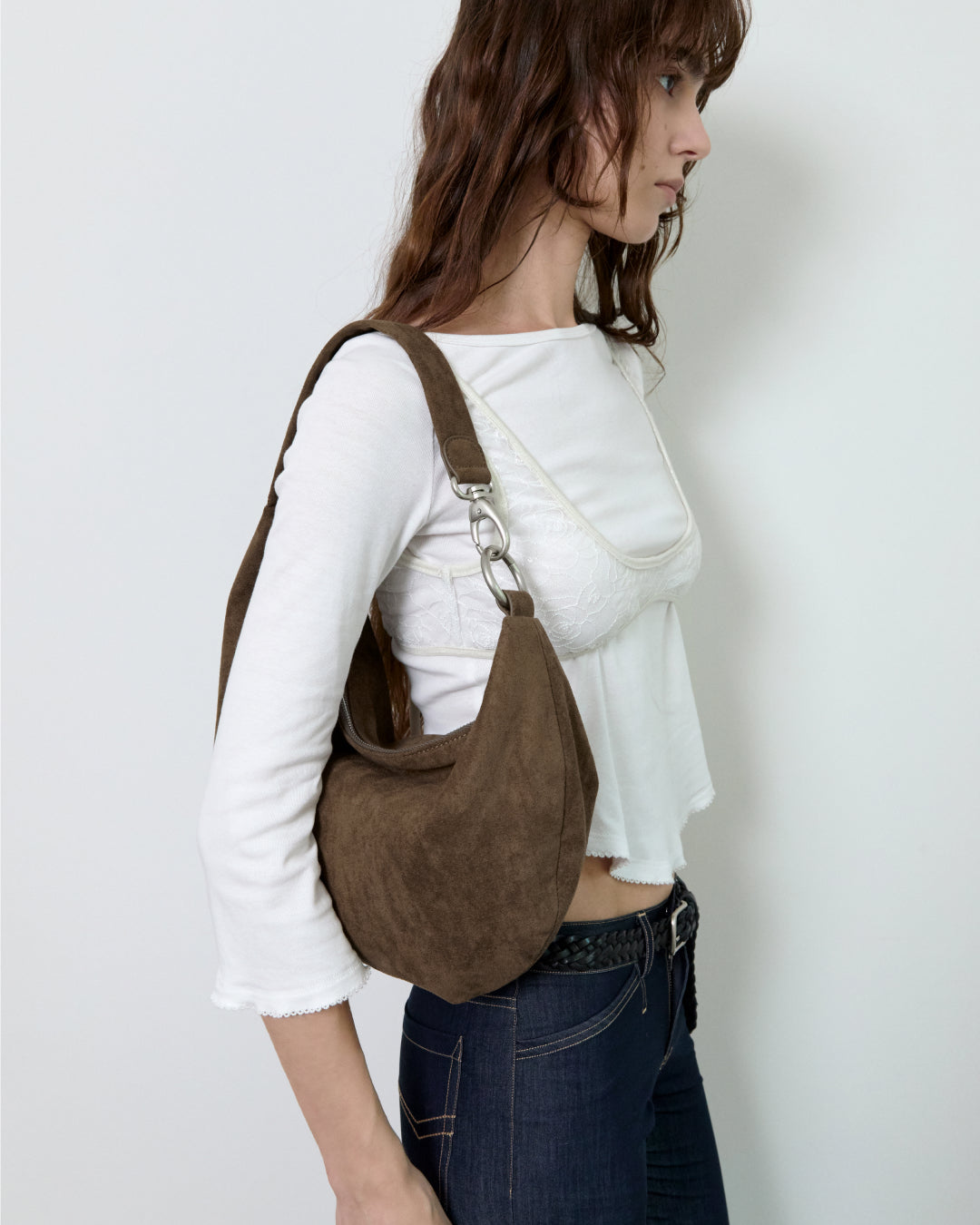 Mauve Bag / Brown