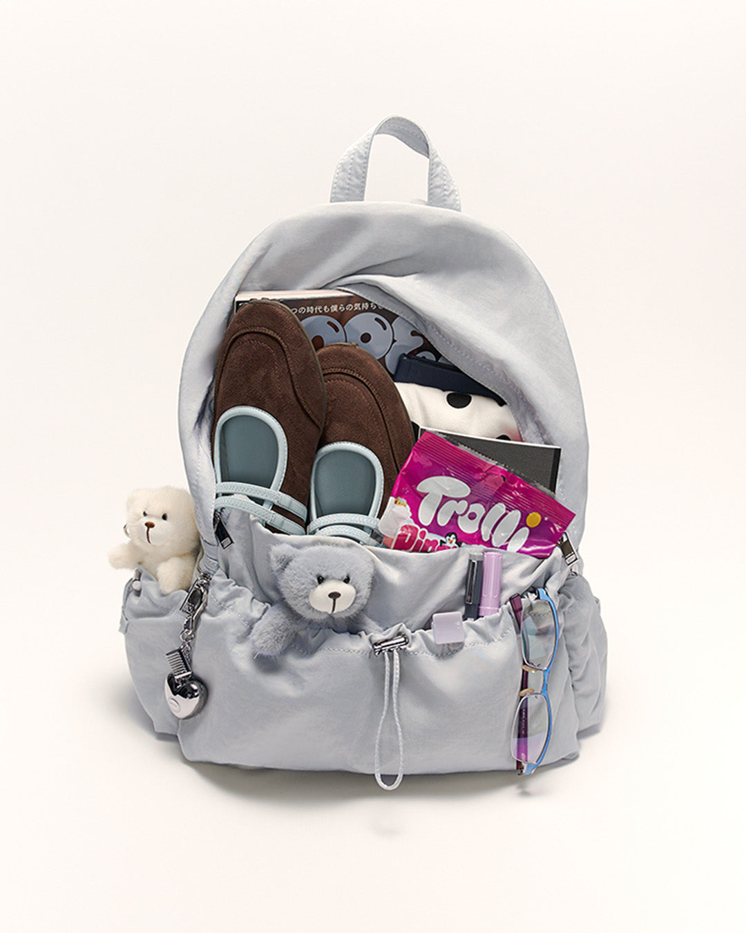 Tied Backpack / Fog Blue