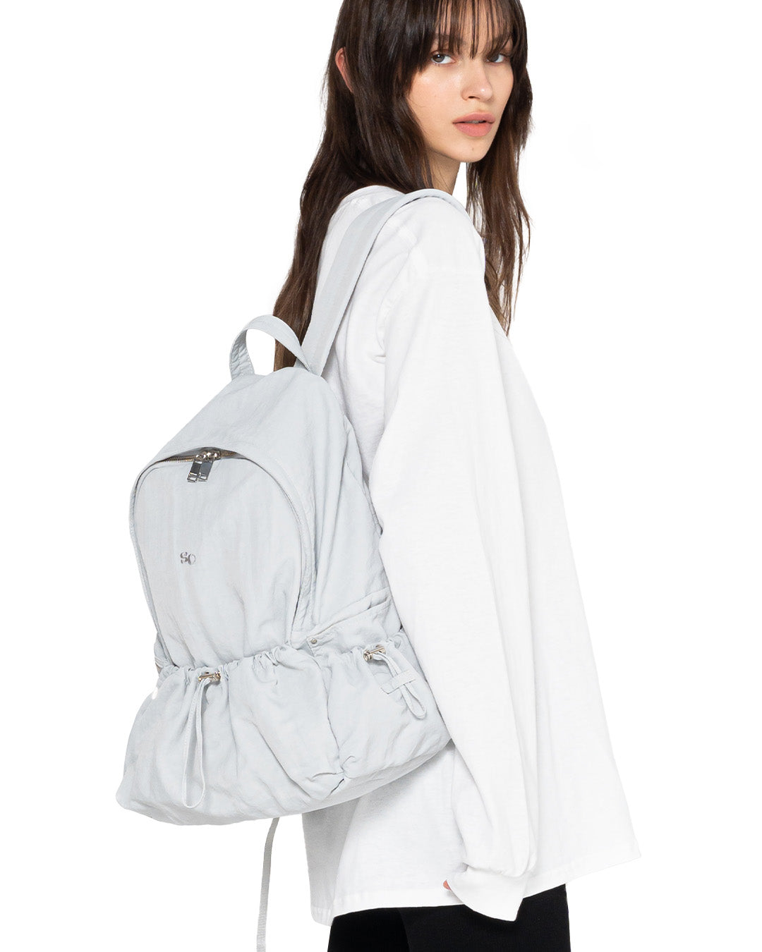 Tied Backpack / Fog Blue