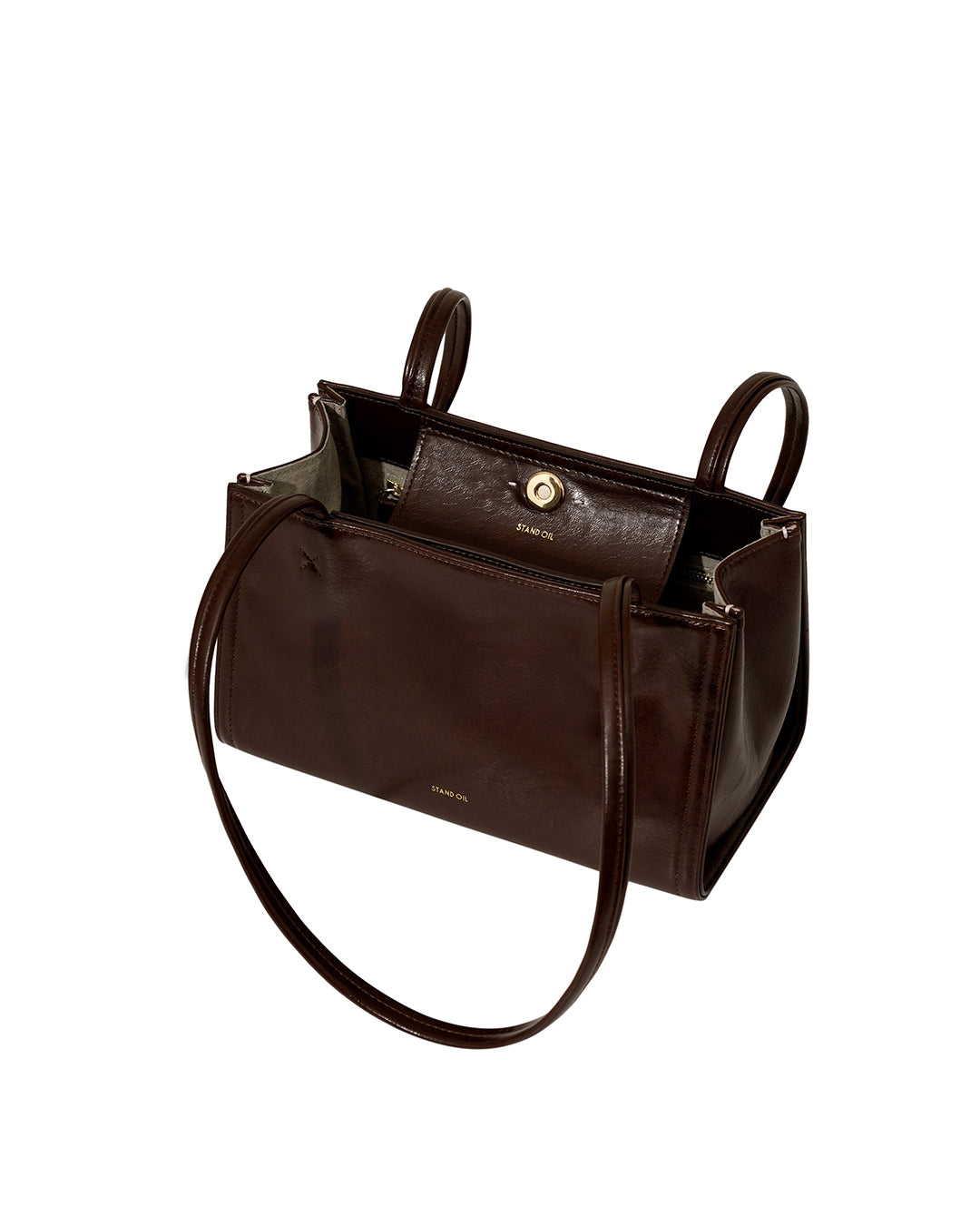 Oblong Bag Tiny / Marron