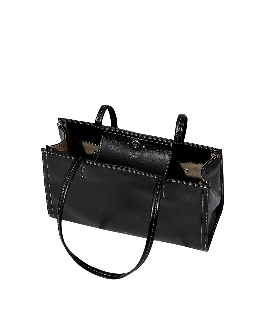 Oblong Bag / Stitch Black