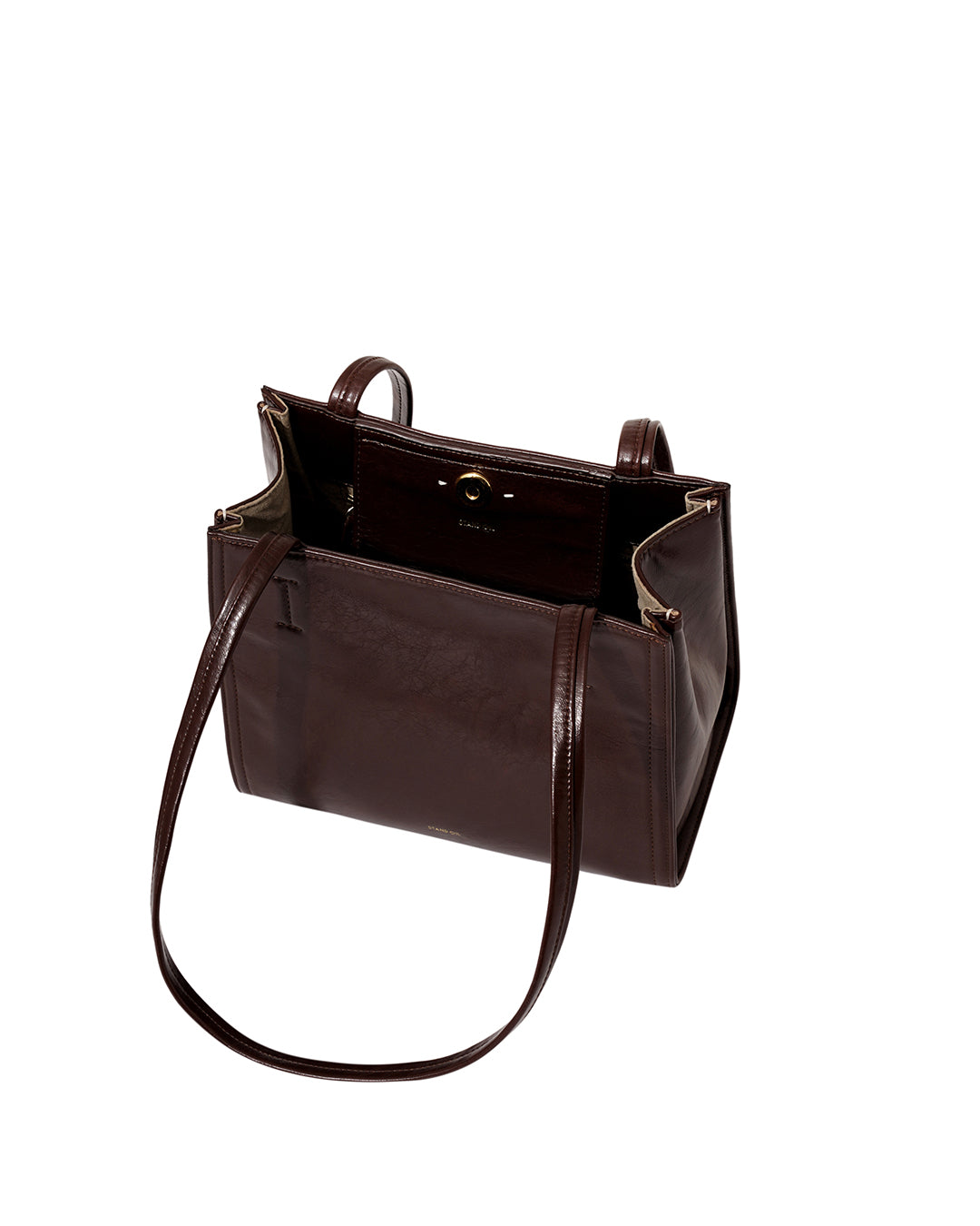 Oblong bag Mini / Marron