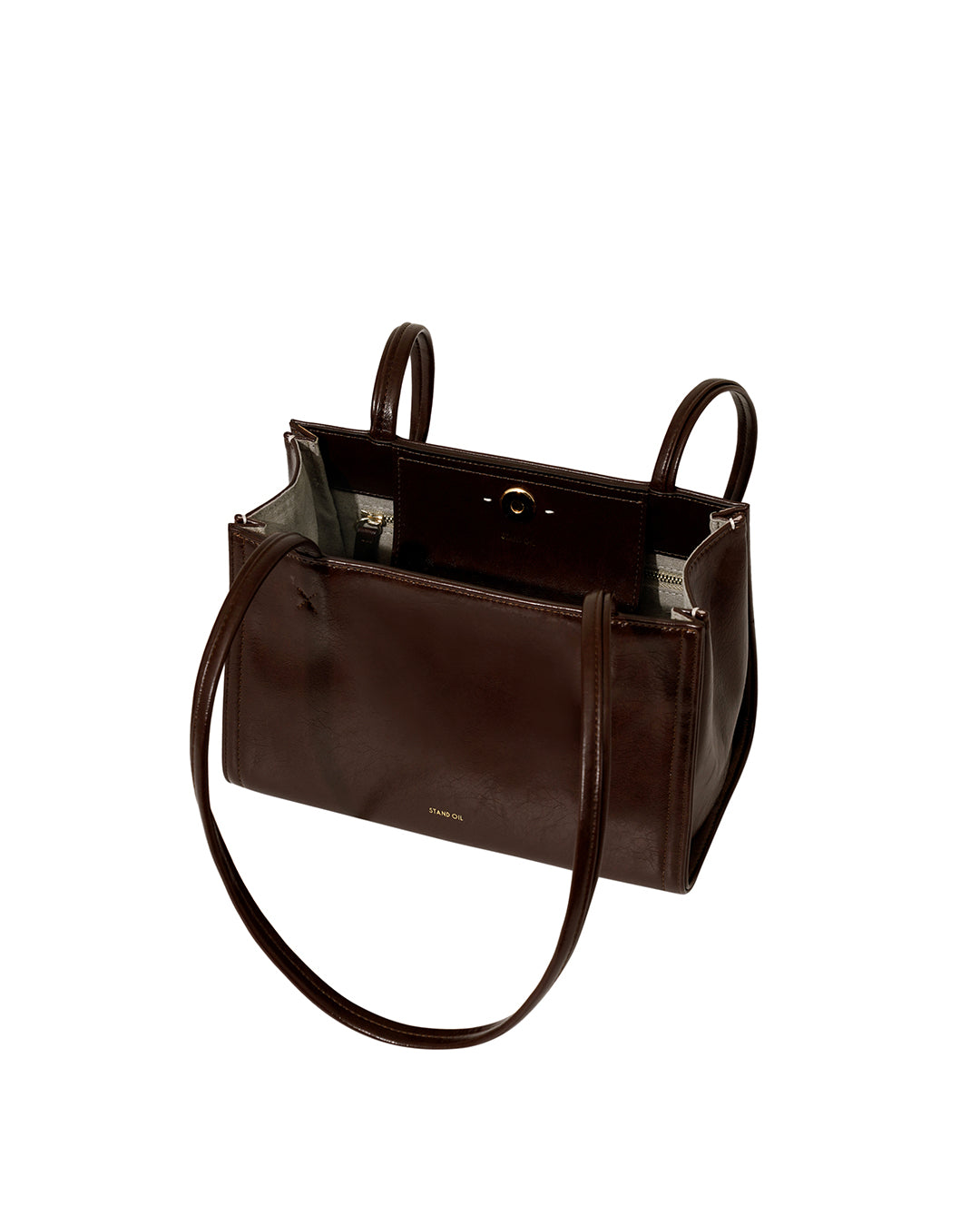 Oblong Bag Tiny / Marron