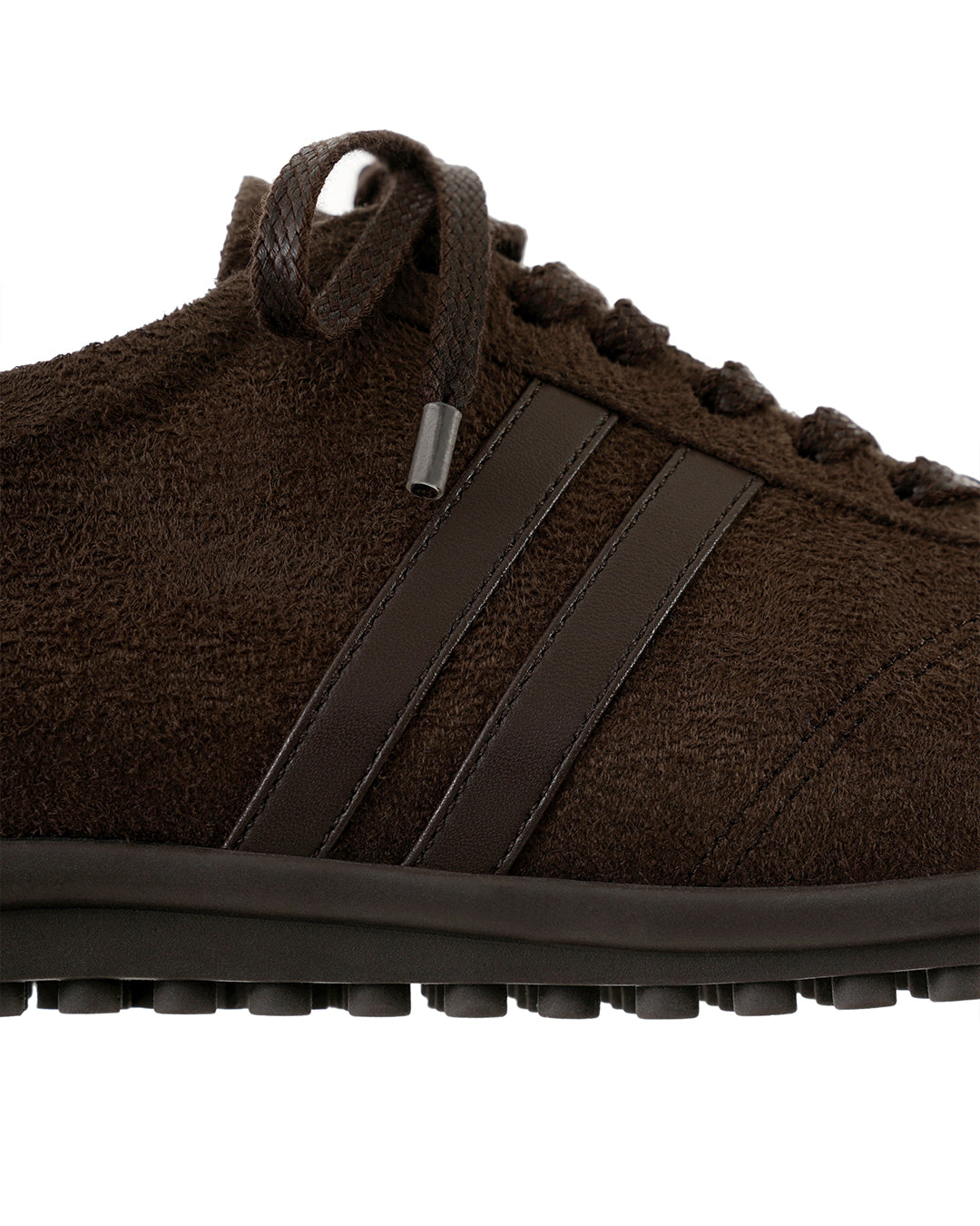 Isla Lace up Sneakers / Marron