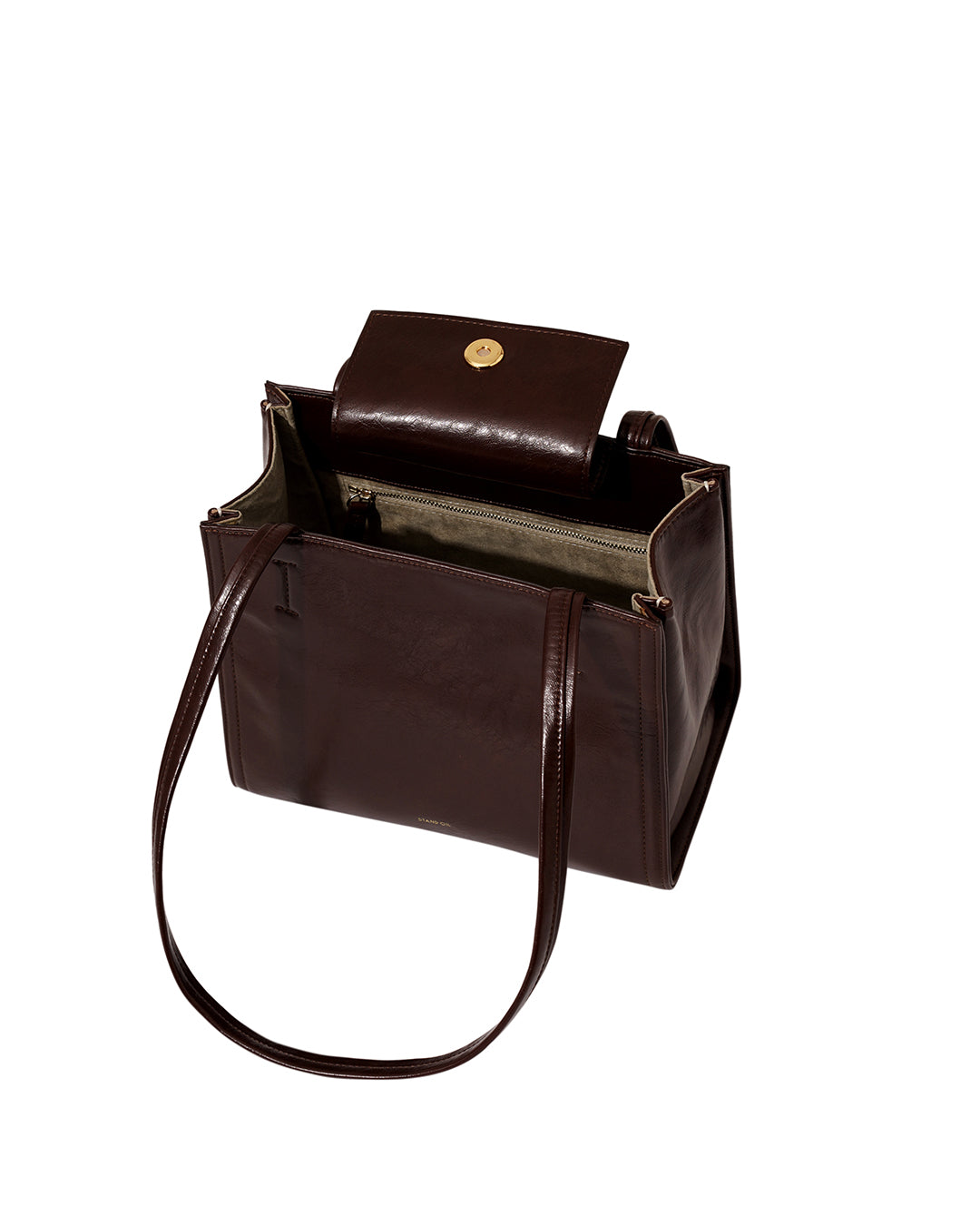 Oblong bag Mini / Marron