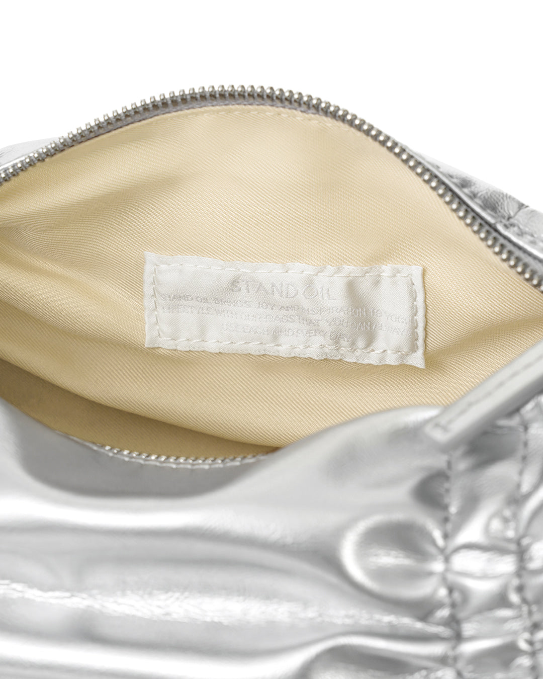 Pleats Bag / Silver