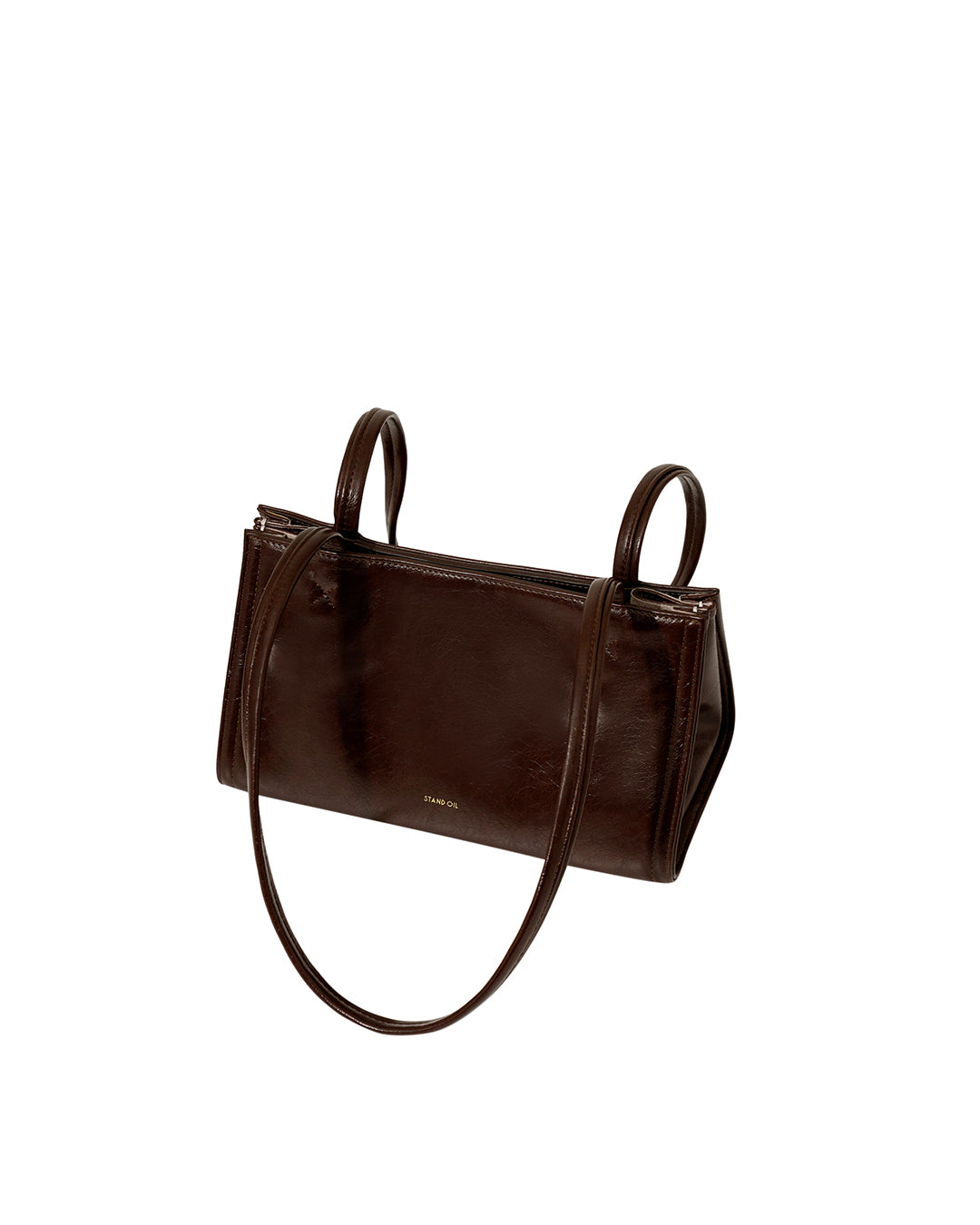 Oblong Bag Tiny / Marron