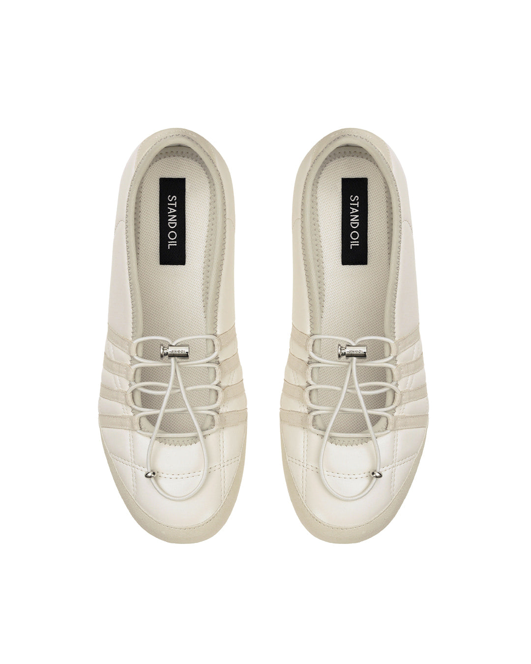 Tie Maryjane Sneakers / Cream