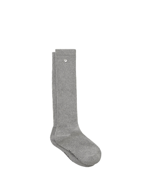 Heart Button Knee Socks