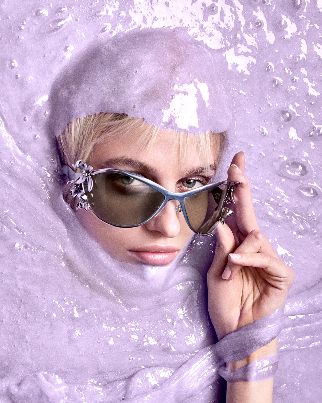 Flora Sunglasses / Silver