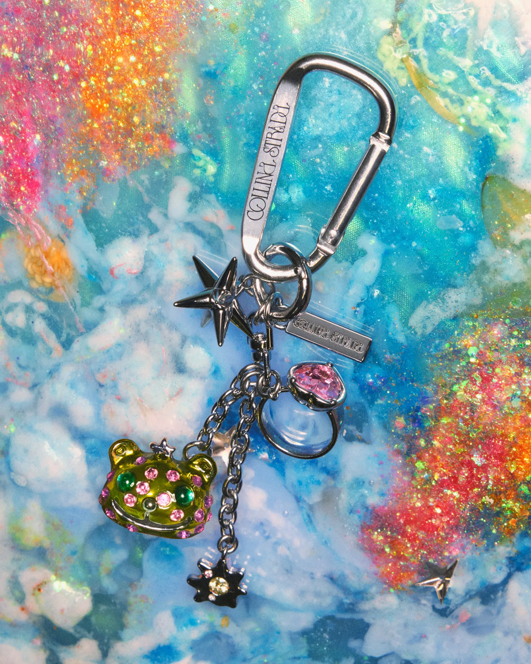 Princess Bear Keyring / Silver