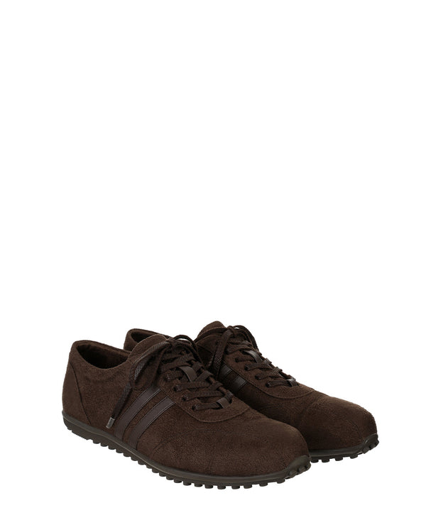 Isla Lace up Sneakers / Marron
