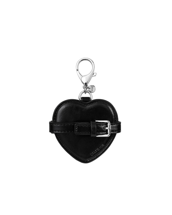 Belted Mirror Keyring / Black