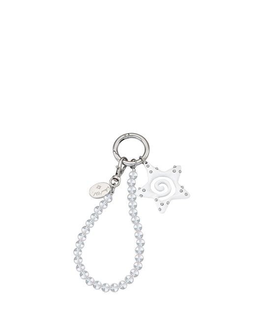 Dot Star Keyring / Silver