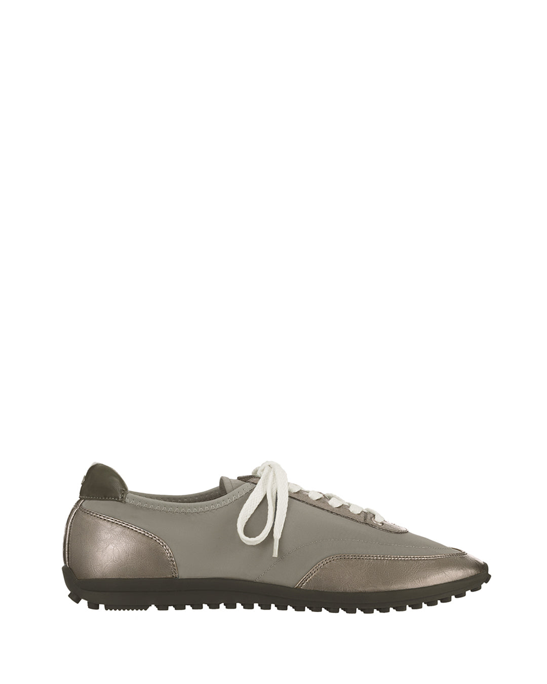 Sophie Flat Sneakers  / Metallic Gray