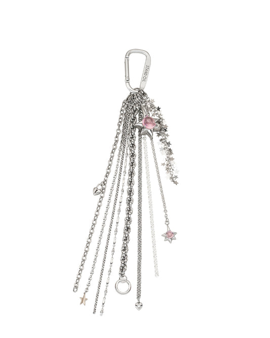 Cosmic Drop Key Ring / Silver