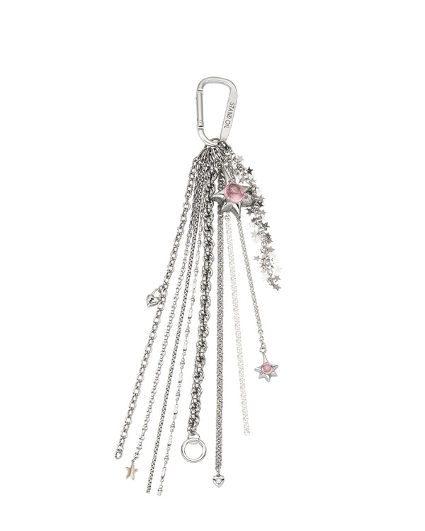 Cosmic Drop Key Ring / Silver