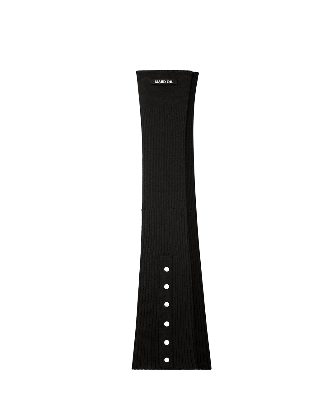 Snap Knit Leg Warmer / Black