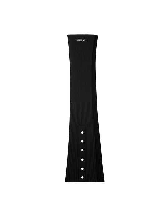 Snap Knit Leg Warmer / Black