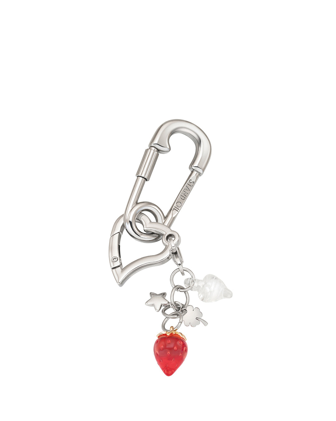 Dear Berry Keyring  / Silver