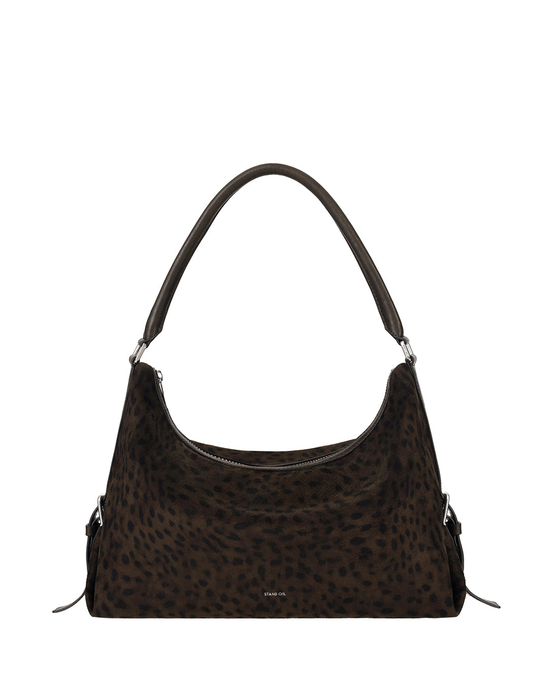 Mushy Bag Leopard Marron