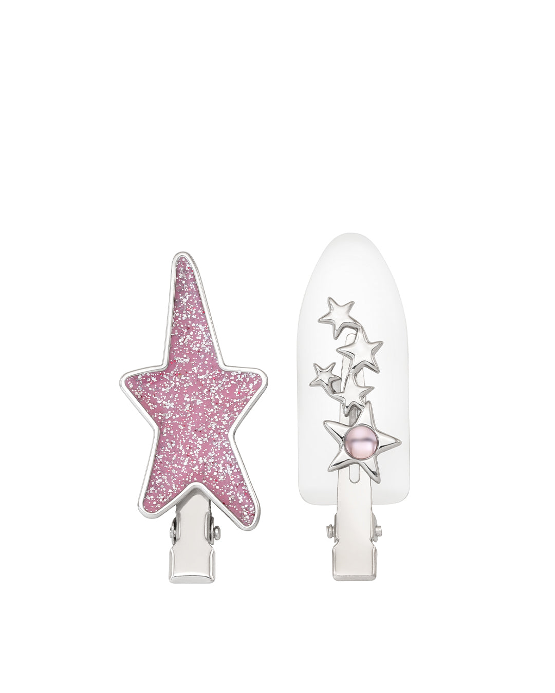 Star Drop Hair Clip / Pink