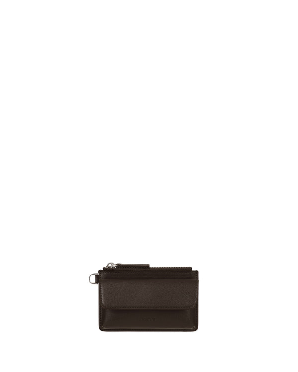 Chubby Zipper Wallet / Marron