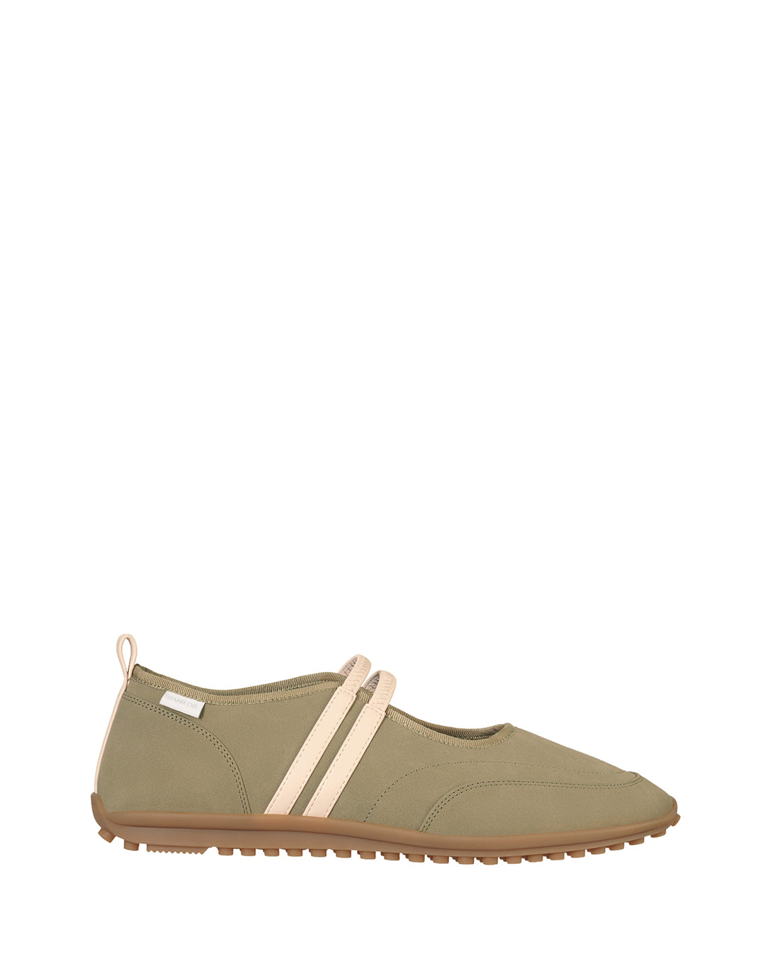 Strap Mary Jane Sneakers / Khaki Combi