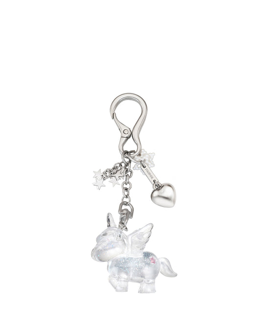 Dreamy Pony Keyring / Silver