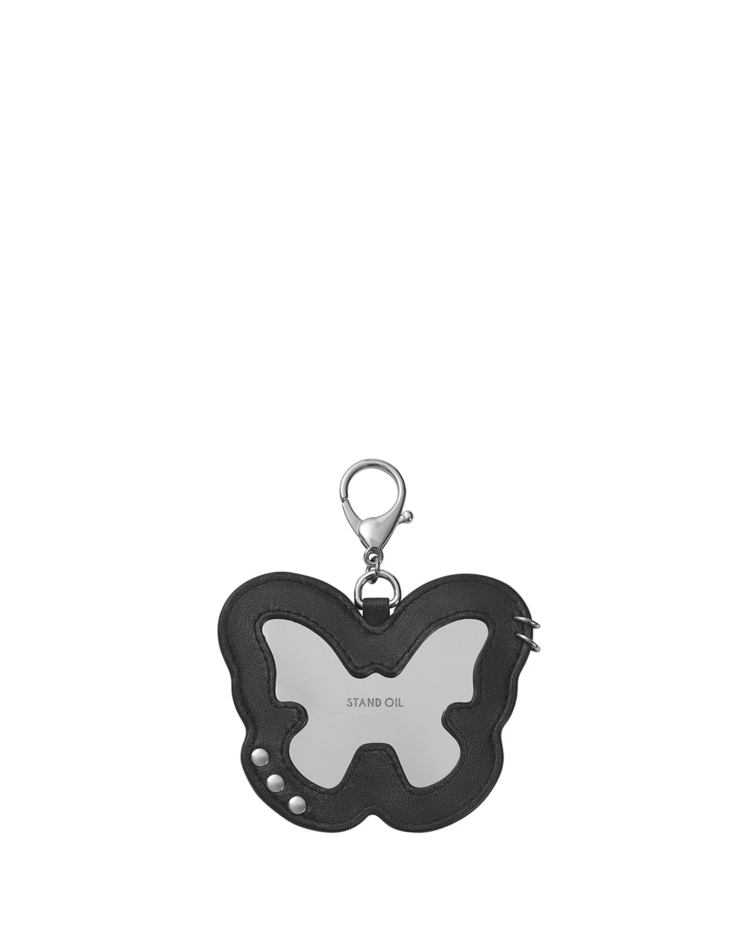 Fleeting Mirror Keyring / Black