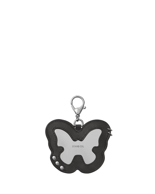 Fleeting Mirror Keyring / Black