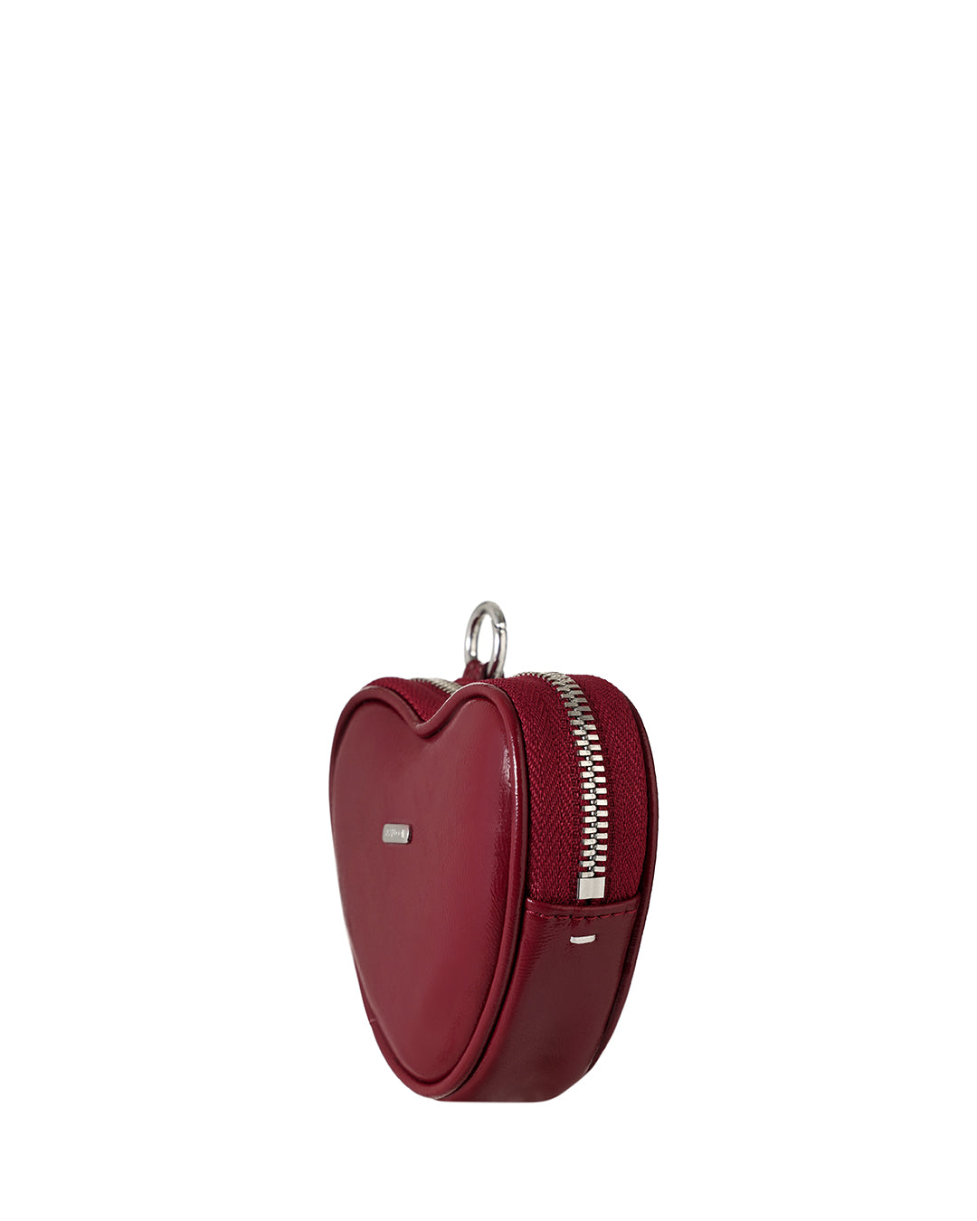 Heart Pods Keyring / Red Wine