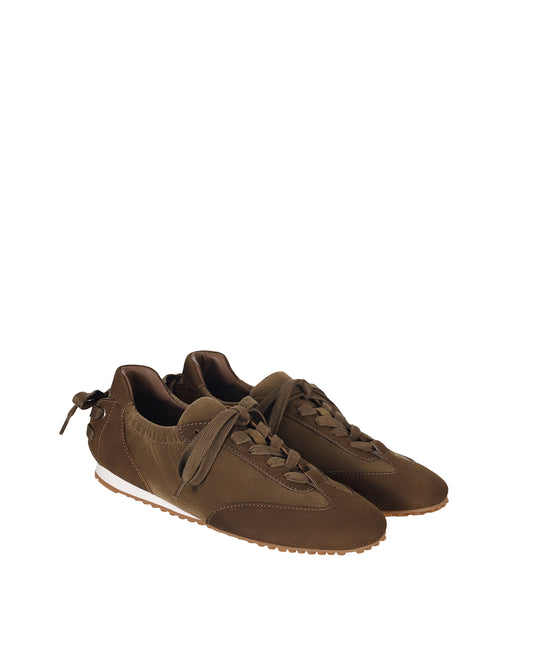 Double Tied Sneakers / Camel