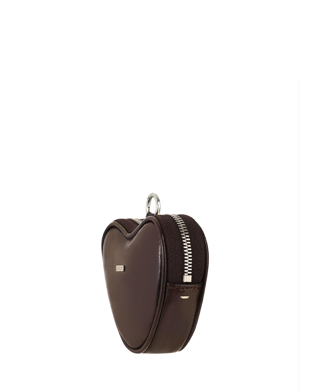 Heart Pods Keyring / Marron