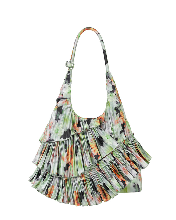 Cloud Ringo Bag / Orange Blur Floral
