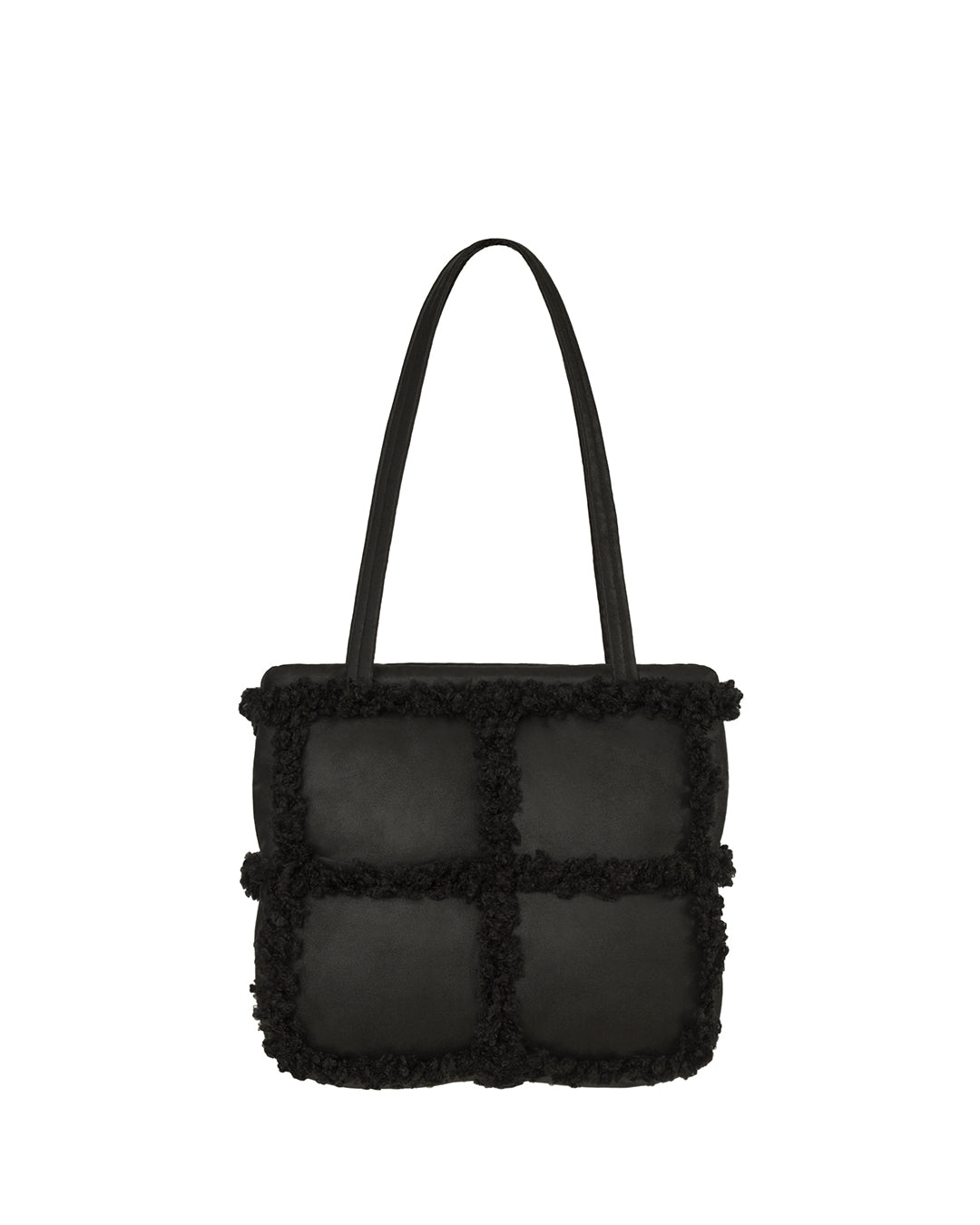 Bubble Bag Mini / Fur Black