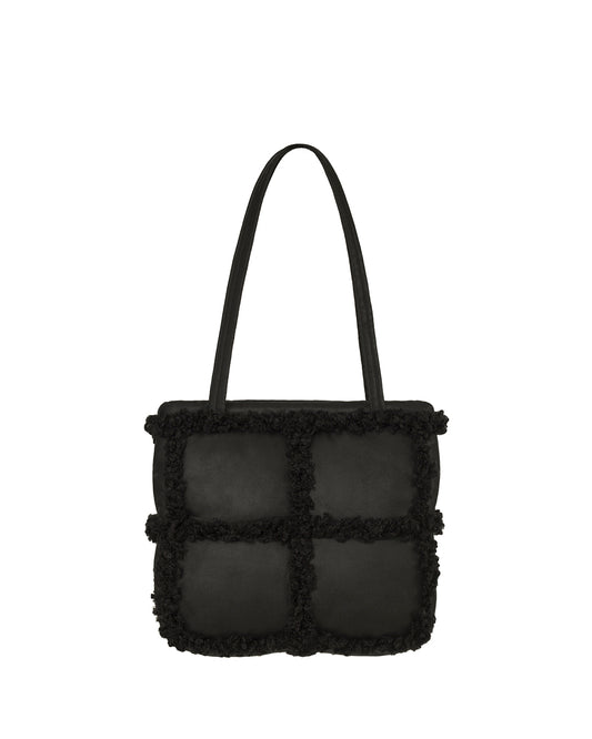 Bubble Bag Mini / Fur Black