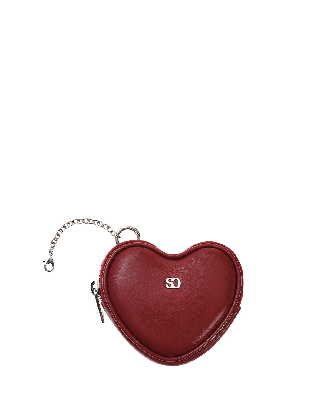 Heart Pods Keyring Wine